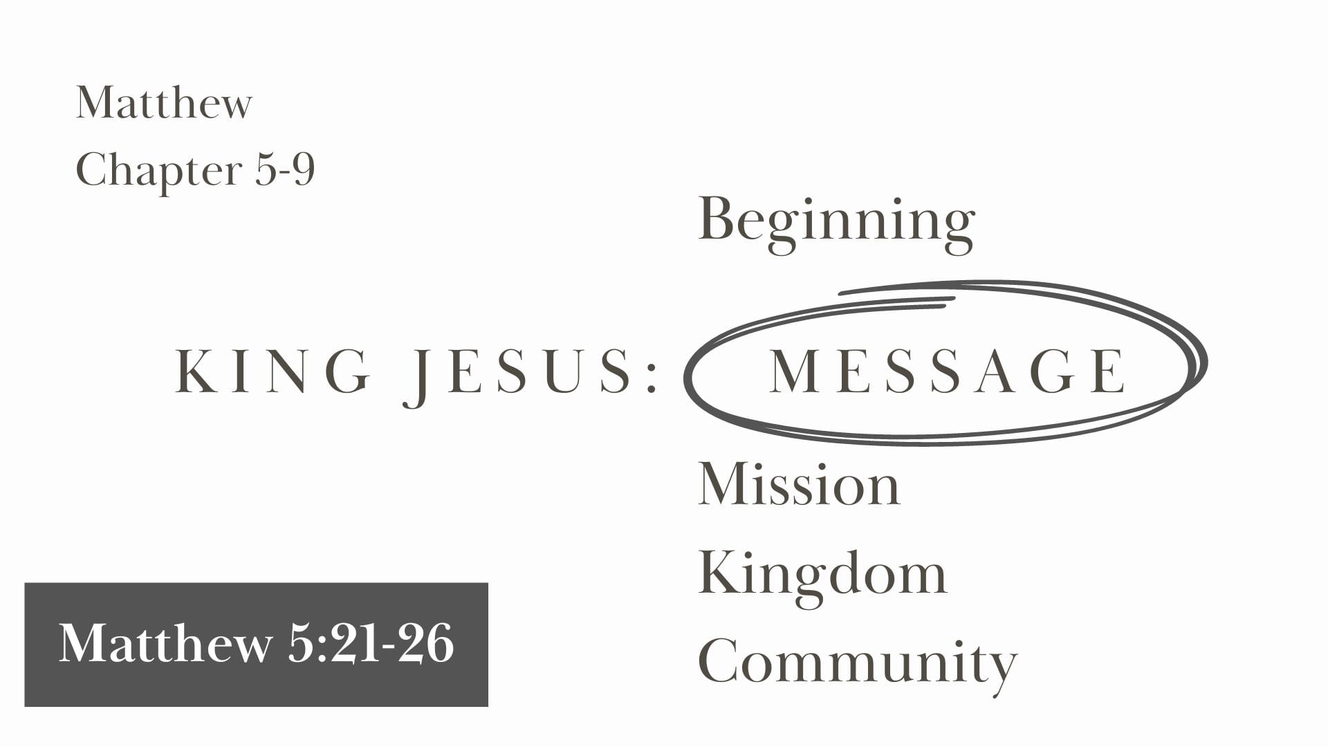 Matthew 5:21-26 - The Joy of Reconciliation ❤️‍🩹