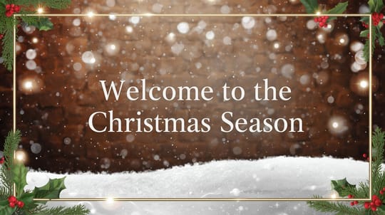 Welcome to the Christmas Season: Hope in the Middle of It All