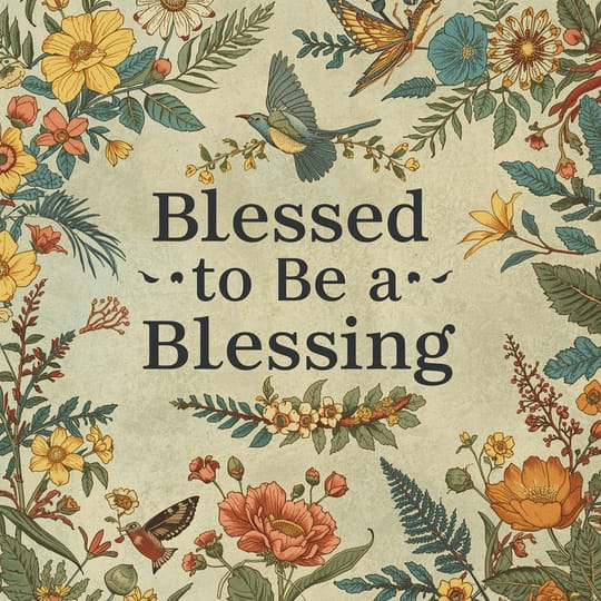 Blessed to Be A Blessing