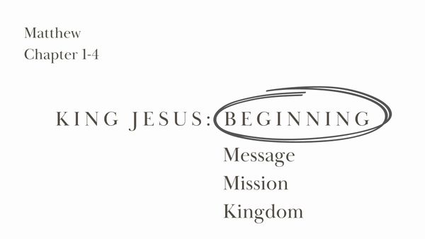 King Jesus: Prologue